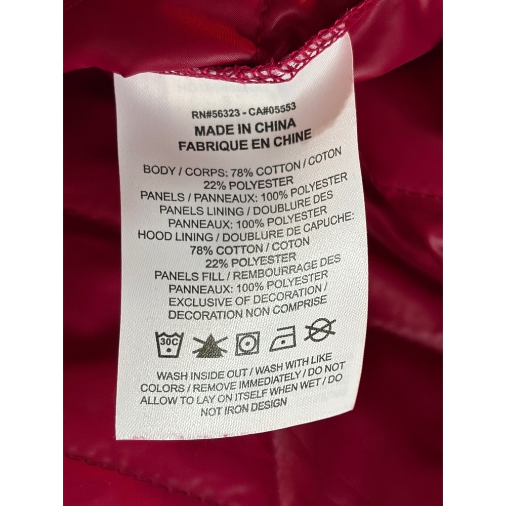 Nike Sportswear NSW Quilted Mixed Media Hoodie Berry Pink Embroidered Logo Small - Picture 10 of 11